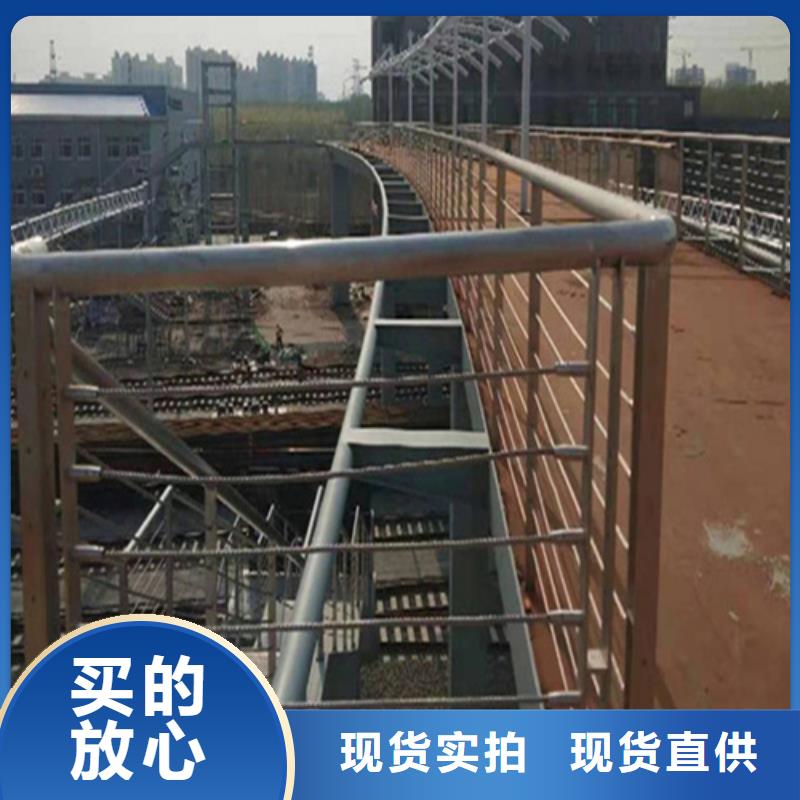 不锈钢钢丝绳护栏_碳素复合管实拍品质保障