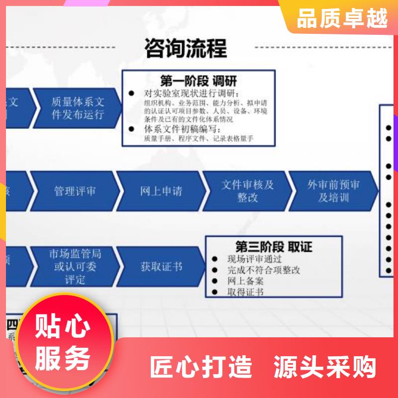 CMA资质认定-实验室认可过程量少也做