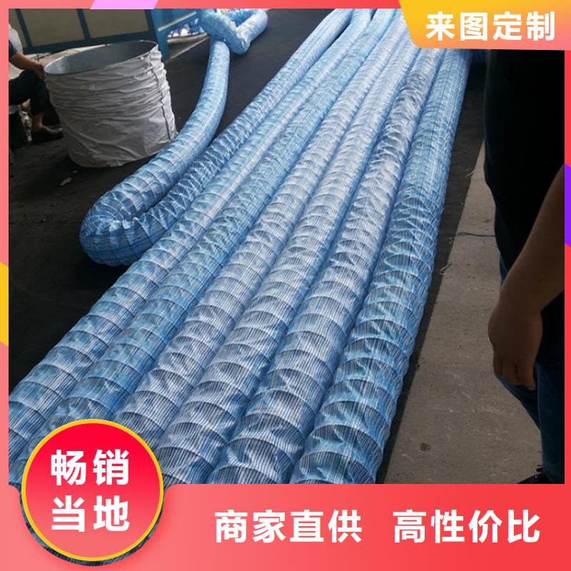 软式透水管-塑料盲沟出厂严格质检