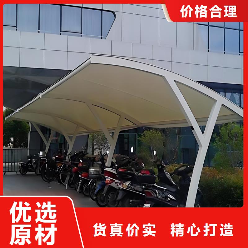 带脚轮停车篷/张拉膜结构车篷搭建