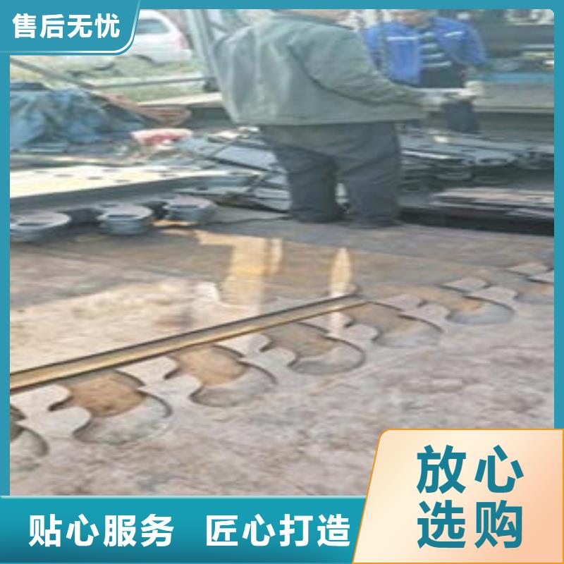 Q235材质钢板立柱切割201不锈钢复合管护栏厂家精选货源