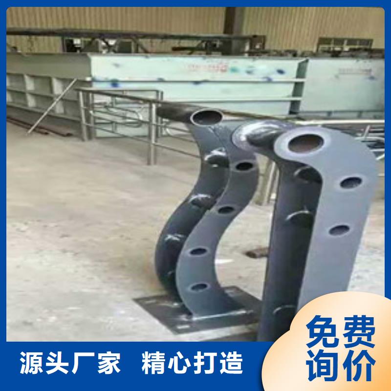 桥梁护栏立柱_镀锌管景观护栏库存量大