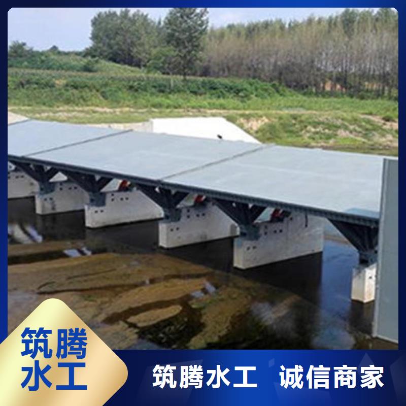 翻板闸门底横轴旋转液压钢坝支持定制贴心售后